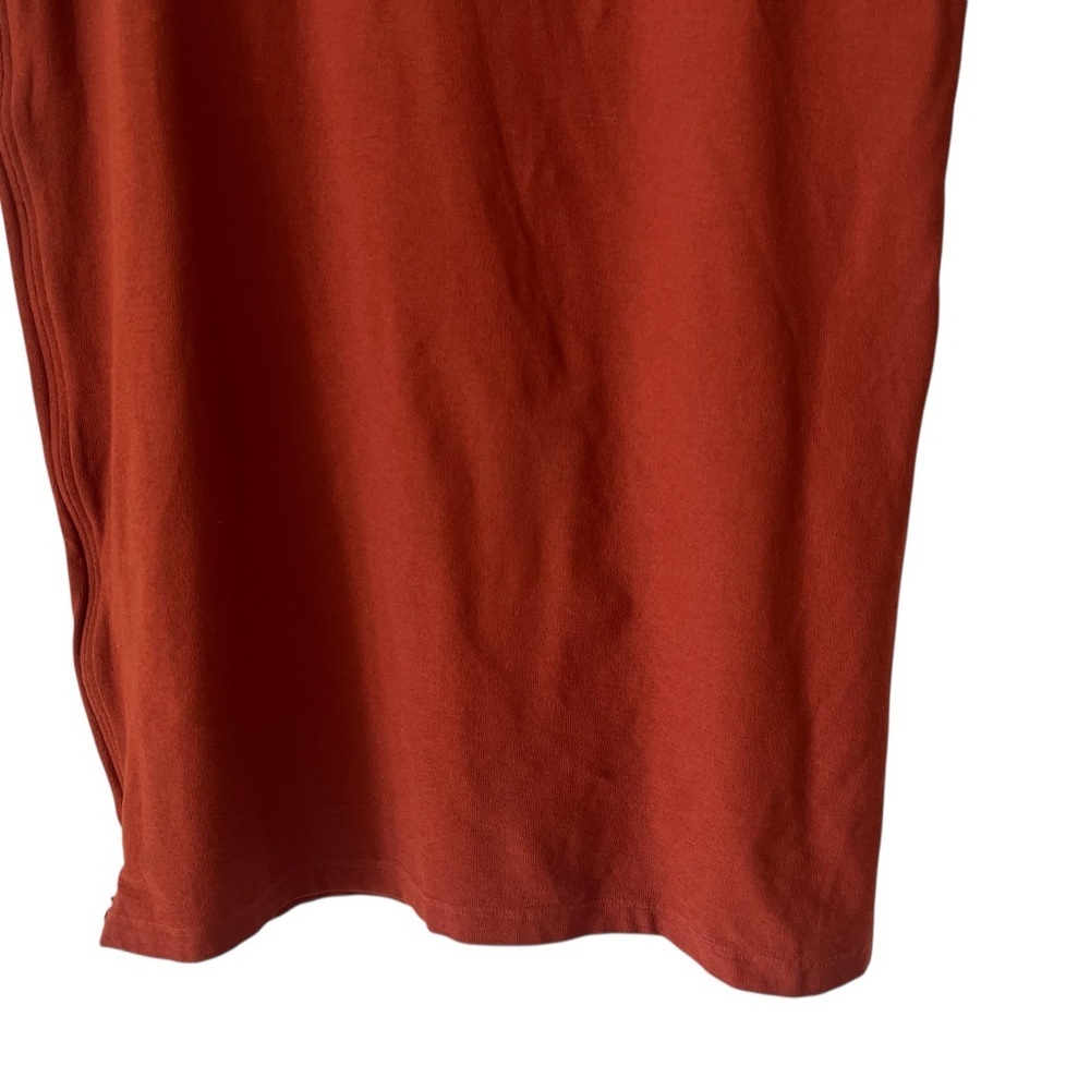 Eileen Fisher Rust Burnt Orange Sleeveless Oversized Boxy Dress Tunic Size XS - Picture 2 of 10